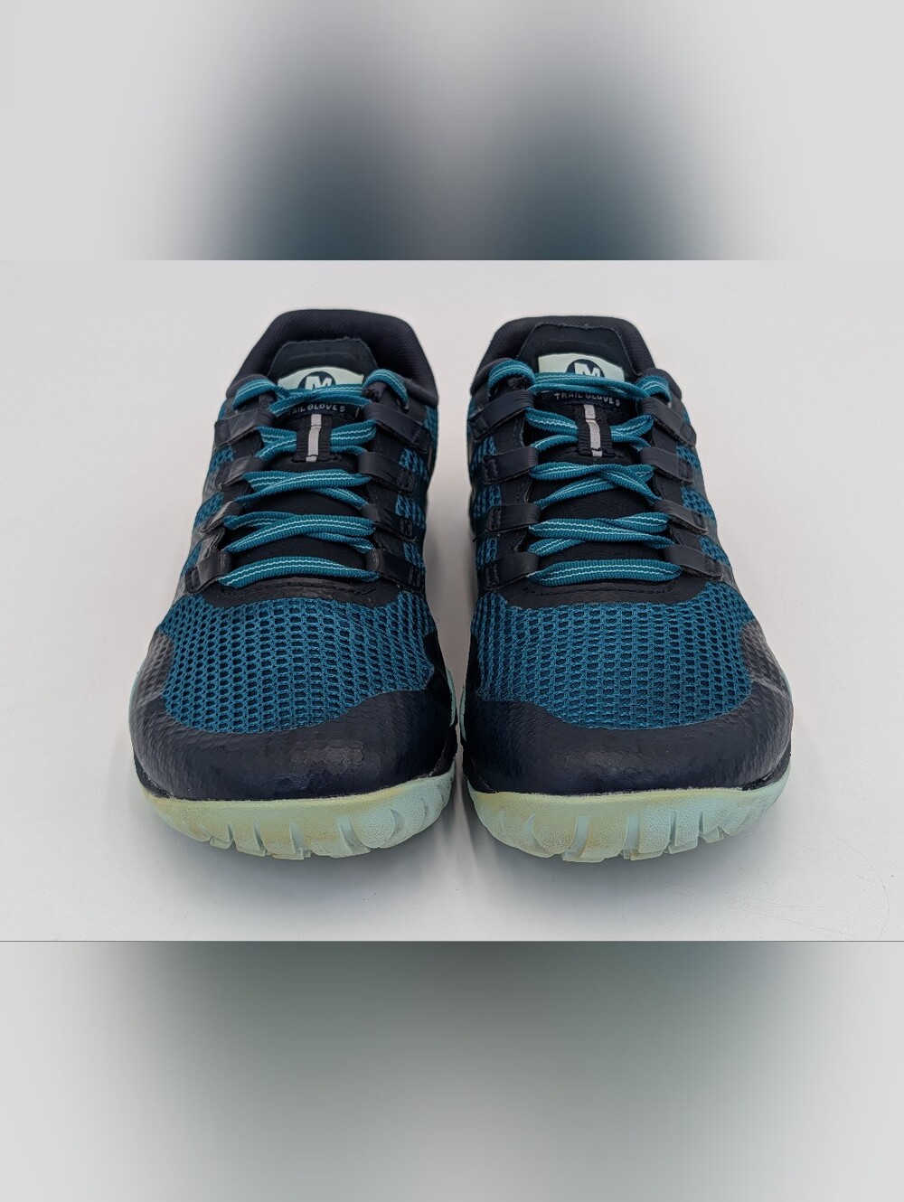 Merrell Sz 7.5 Trail Glove 5 Dark Teal Zero Drop Barefoot Trail Running Shoes - Picture 13 of 17